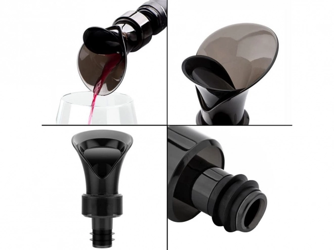 Wine and Vodka Bottle Pourer and Stopper 2-in-1