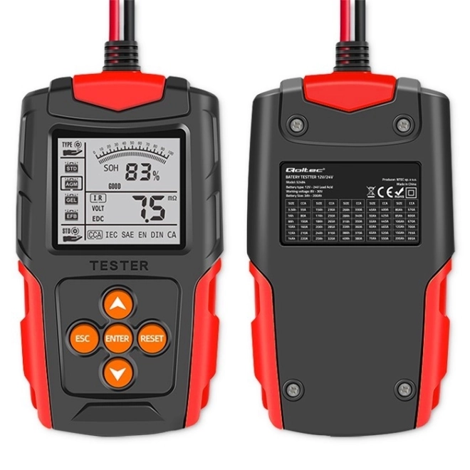 Digitaler Akku-Tester mit LCD-Anzeige