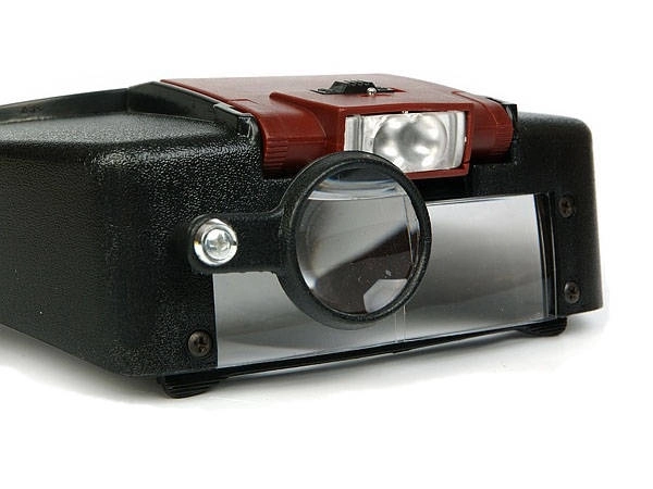 Lupenbrille mit LED-Beleuchtung