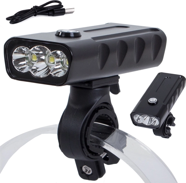 Fietslamp met powerbankfunctie en LED CREE XM-L T6