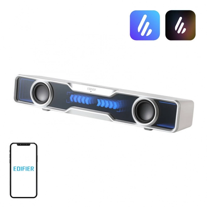 Edifier QS30 tragbarer Lautsprecher weiß