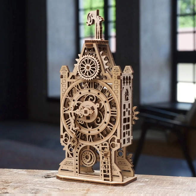 Puzzle mécanique en bois 3D Ugears Tour de l'Horloge
