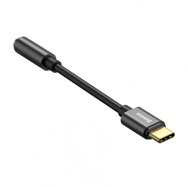 Baseus L54 USB-C mini-jack 3,5 mm geluidsadapter - zwart