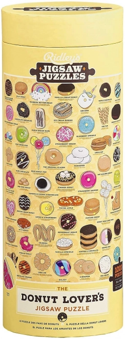 Puzzle Ridley's Games for Donut Lovers 1000 Pieces