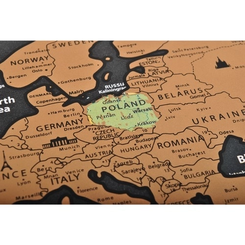Weltkarte zum Freirubbeln mit Flaggen und Zubehör