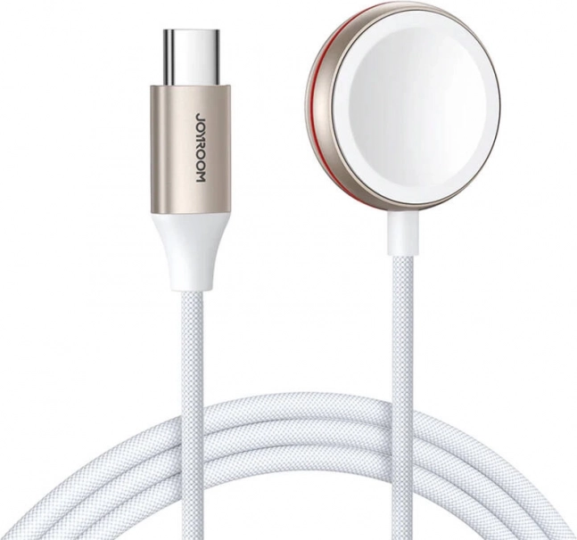 Magnetische oplader voor Apple Watch Joyroom USB-C 5V 1,2 m wit