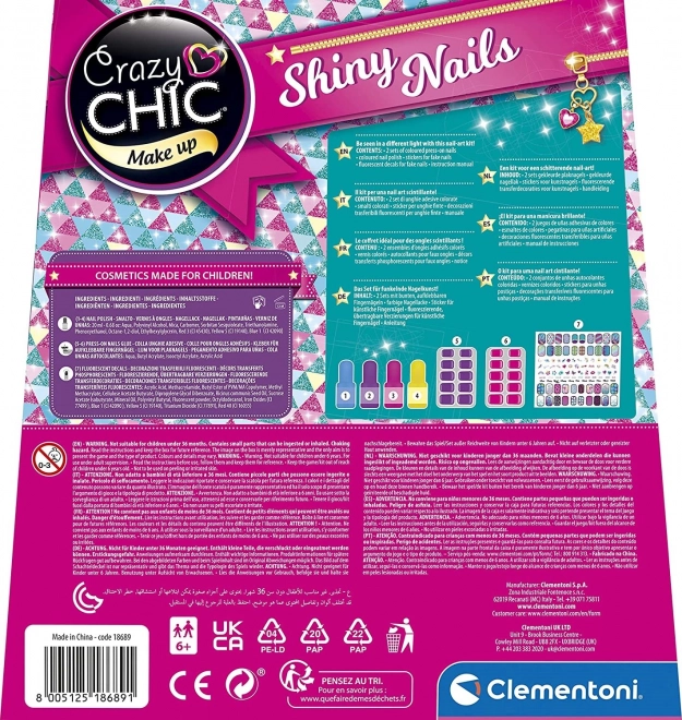 Crazy Chic Fluo Nagelset
