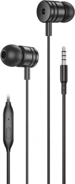 Foneng wired in-ear earphones with 3.5 mm connector (Black)