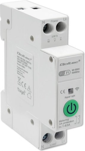 Wi-Fi-Relais 63A zur DIN-Schiene mit Verbrauchsmessung | TUYA | SMART LIFE