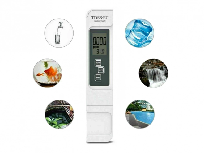 Waterhardheid Tester TDS EC Osmose Temperatuur