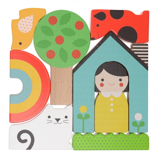 Houten bouwpakket Huisje Petit Collage
