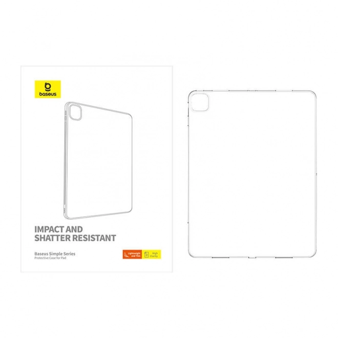 Beschermhoes Baseus Simple voor iPad Air4/Air5 10.9"/iPad Pro 11" (transparant)