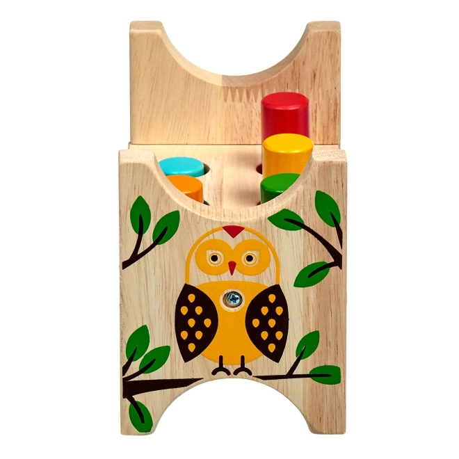Quality wooden design with an owl motif