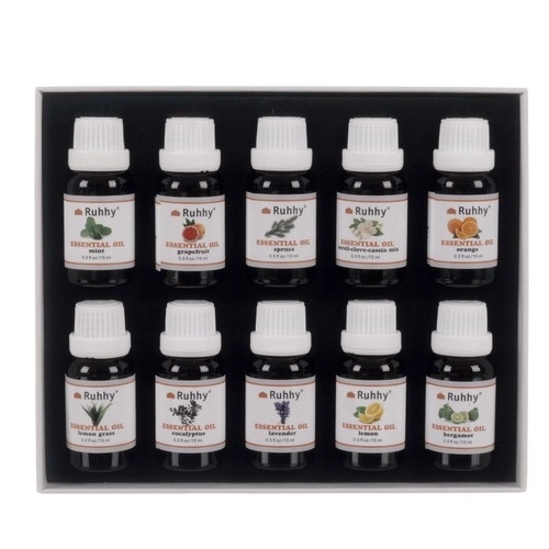 Essentiële olie - set van 10 stuks. 15ml Ruhhy 21938