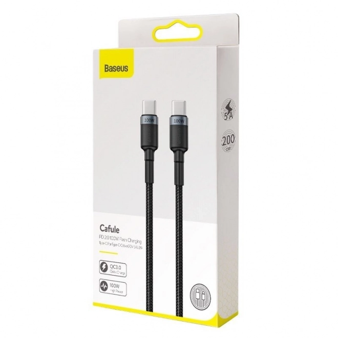 Baseus Cafule USB-C kabel voor snel opladen 100W