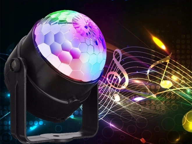 LED RGB Disco Ball Projector