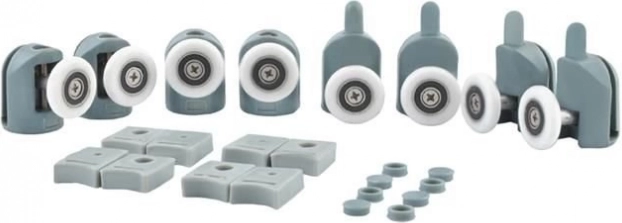 Shower Cabin Wheels - Set of 8