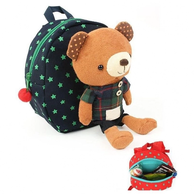 Kinder Rucksack Mit Sicherheitsleine - Marineblau