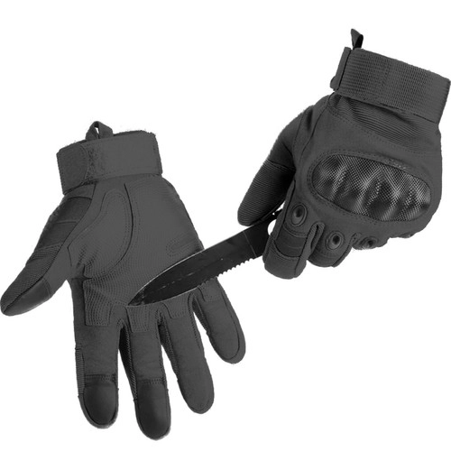 gants tactiques noirs à écran tactile taille L