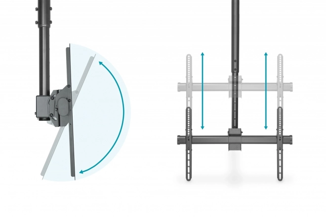 Plafondhouder voor tv 37-70 inch met telescopische instelling