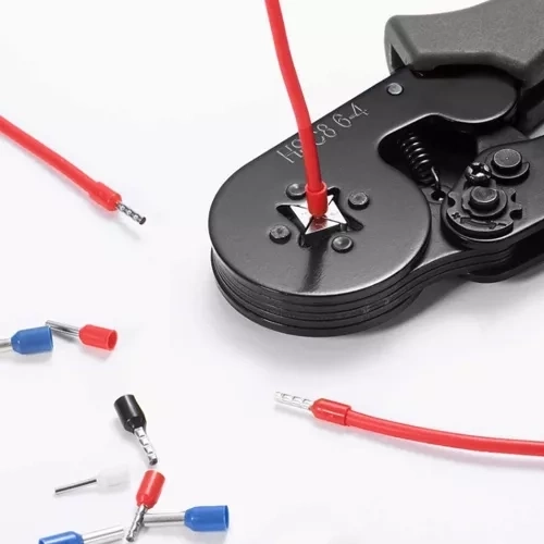 Cable Crimping Tool with Ferrules Set