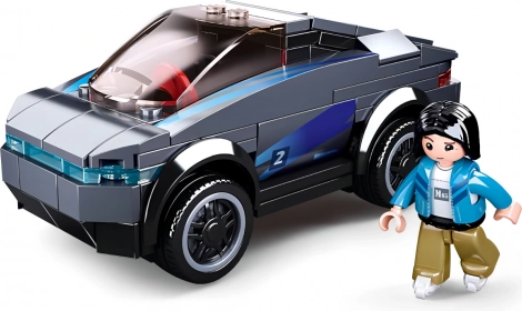 Voiture électrique urbaine stylée
