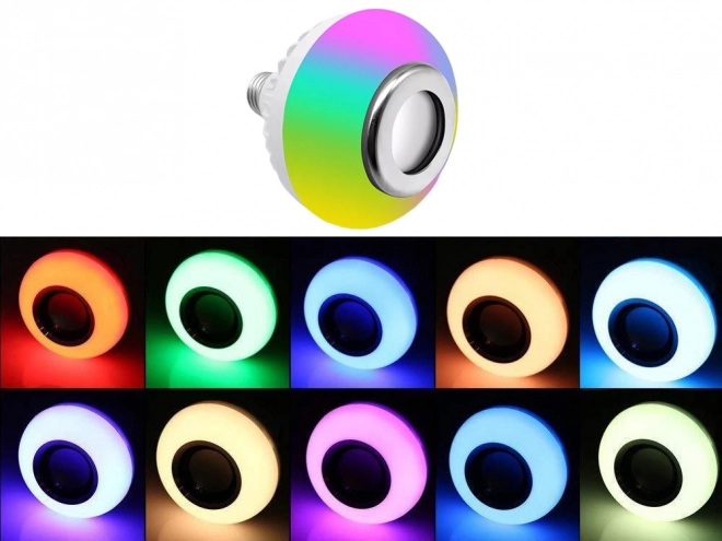 Ampoule LED RGB avec haut-parleur et télécommande