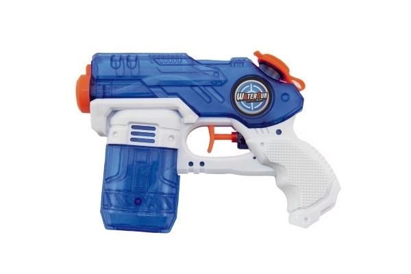 Waterpistool plastic 19cm mogelijkheid 3 kleuren