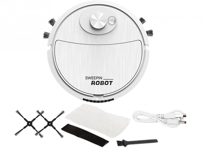 Draadloze robotstofzuiger met borstel