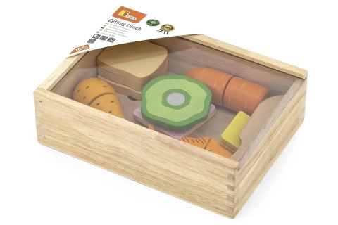 Houten snijmaaltijd