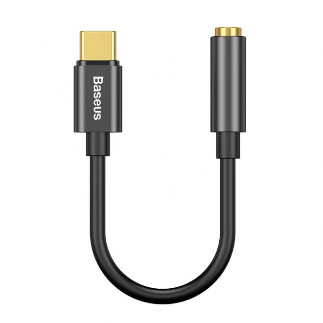 Baseus L54 USB-C mini-jack 3,5 mm geluidsadapter - zwart