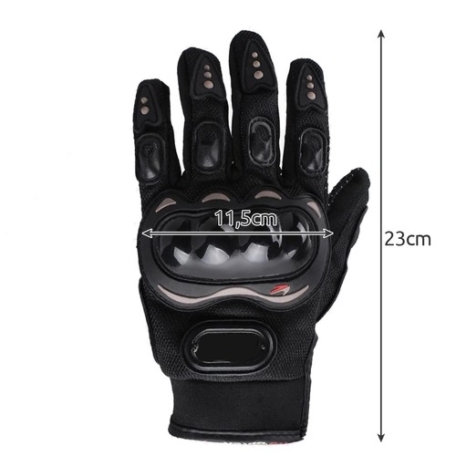 Motorcycle Gloves Black XL