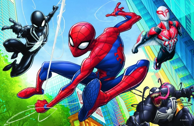 Minipuzzel Spiderman 54 stukjes