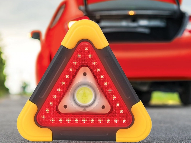 Multifunctional Warning Triangle Light and Power Bank