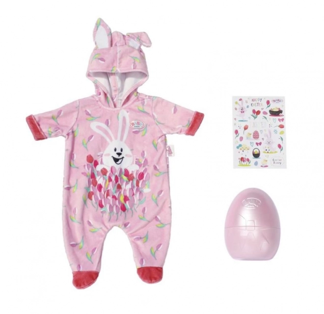 BABY born Easter Egg with Outfit and Stickers
