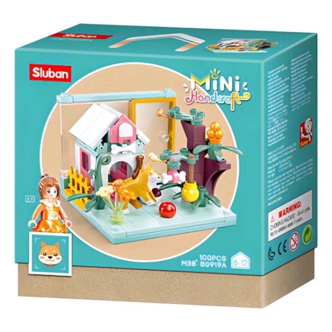 Sluban Mini Handcraft M38-B0919A Huisje voor de hond