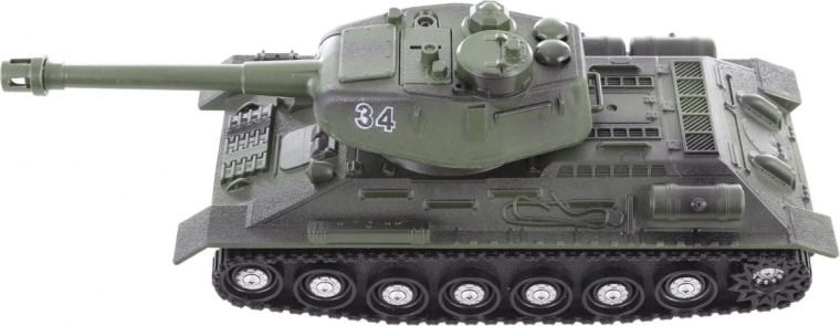 Rotating turret and long barrel