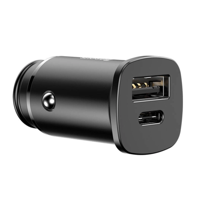 Deux ports : USB-A + USB-C