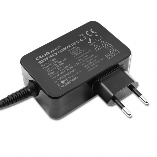 Lader Qoltec Super Quick PD 120W USB-C