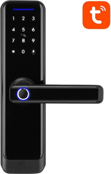 Intelligente digitale Avatto-slot SDL-A270-B -6072 Wi‑Fi zwart