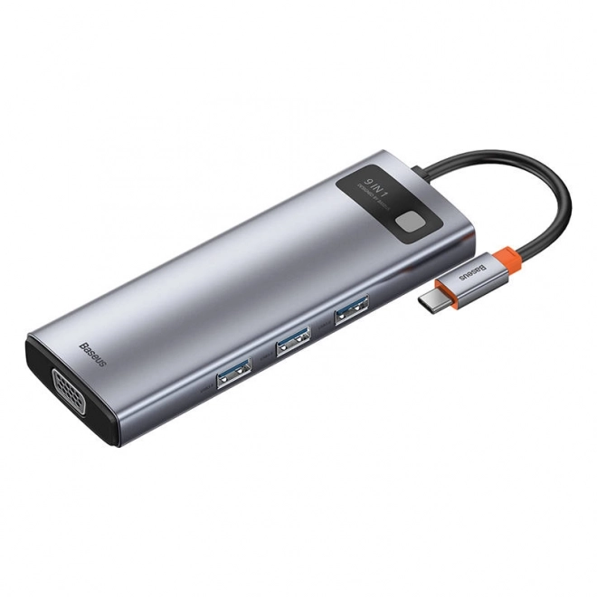 Baseus Metal Gleam Series 9-in-1 Multifunctionele Hub