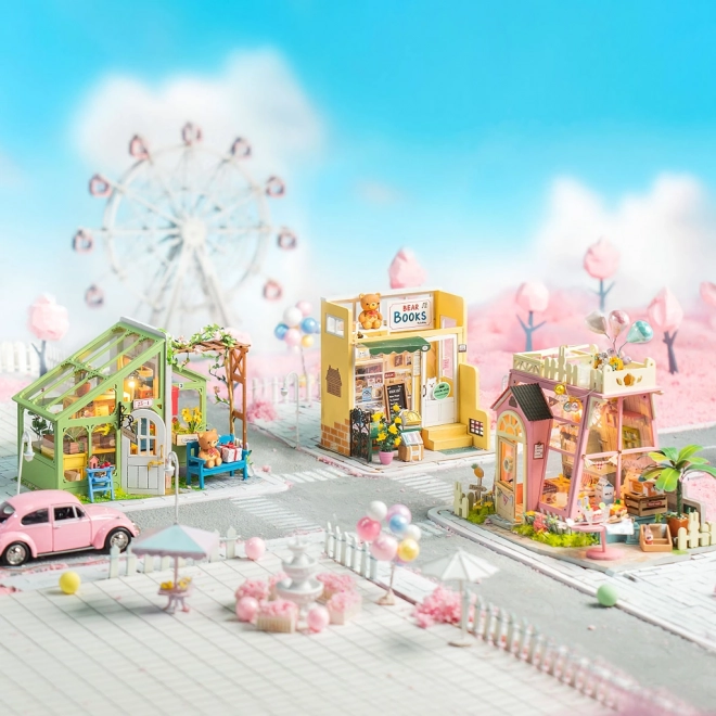 Station de fête - Maison de poupée miniature à construire soi-même