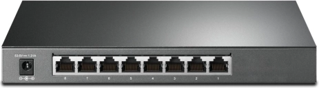 Slimme gigabit-switch TP-LINK JETSTREAM, 8 poorten (4× PoE+)