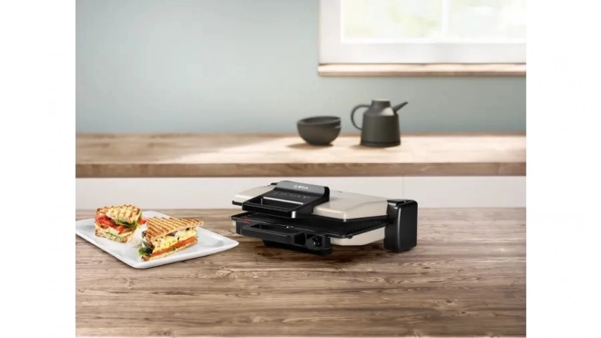 Elektrische grill zilver