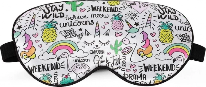 Schlafmaske mit Einhorn