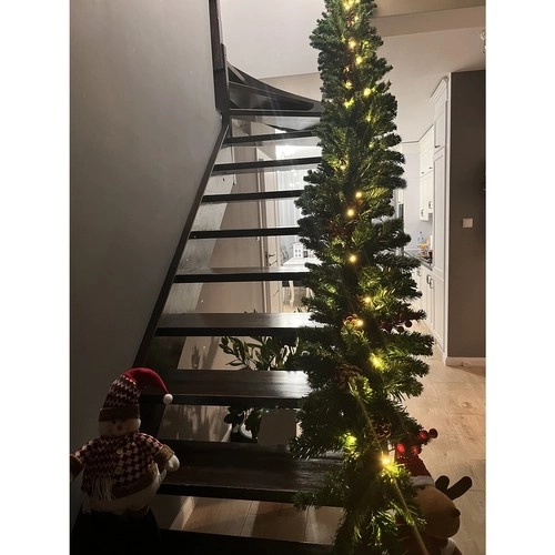 Kerstslinger / decoratie 2,7 m met LED-lampjes Ruhhy 22322