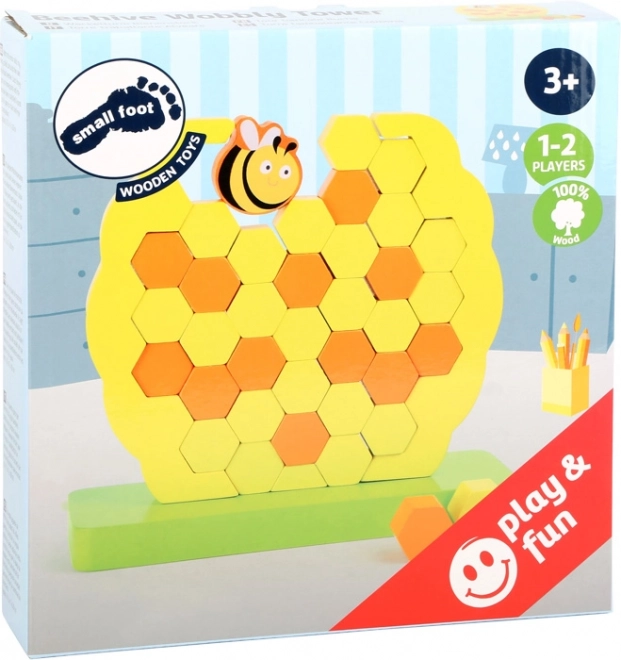Petit jouet d'équilibre motorisé ruche d'abeille