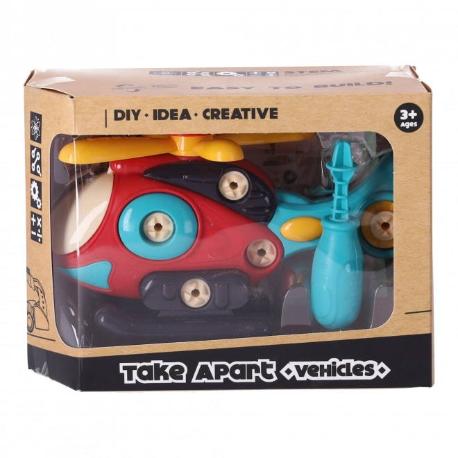 Puzzle Disassembly Helicopter Toy