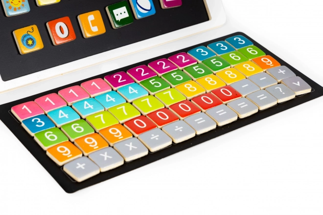 Houten leertablet, magnetisch bord ECOTOYS