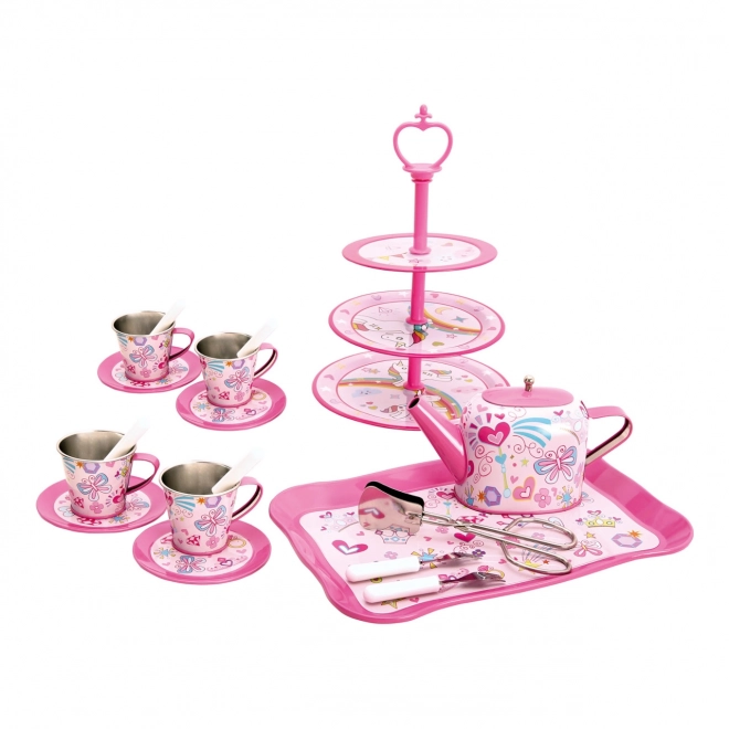 Kinder theeservies met koekjes